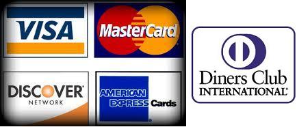 We Take Credit and Debit Cards